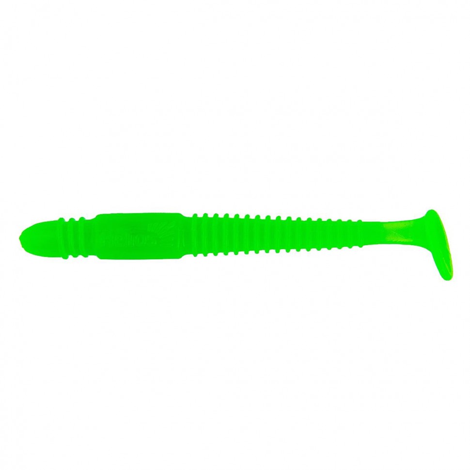 Виброхвост Helios Minoga 3,75"/9.5 см, цвет Electric green 5 шт HS-17-007 , 